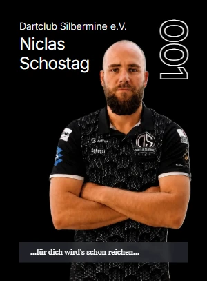Sammelkarte Niclas Schostag